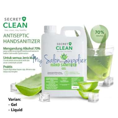 Secret Clean Antiseptic Hand Sanitizer Gel / Liquid 5L GEL