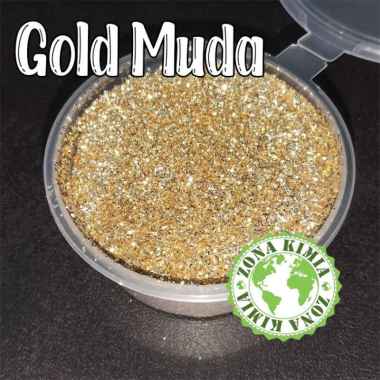 BUBUK GLITTER GLITER WARNA WARNI / slime metalik 30gram gliter kutek gold muda
