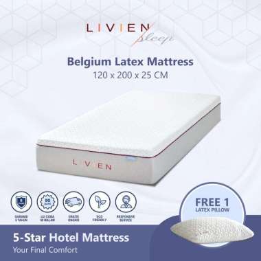 Kasur Busa Latex - Matras Latex - Livien Mattress Latex KASUR LATEX BELGIUM 160 X 200