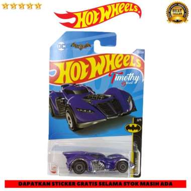 Hot Wheels Batman Arkham Asylum Batmobile Ungu Original