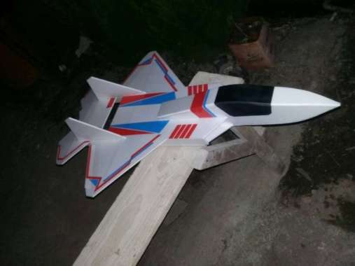 KIT RC pesawat F22 raptor Multicolor