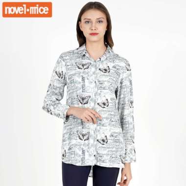 Novel Mice - Kemeja Rayon Butterfly S