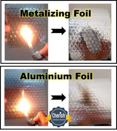 Aluminium Foil Bubble Insulasi Atap Peredam Panas Atap Bubble Meteran