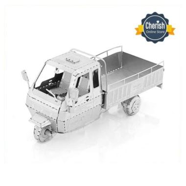 Puzzle Metal 3D TRICYCLE CAR / BEMO - Mainan DIY Miniatur MB-026