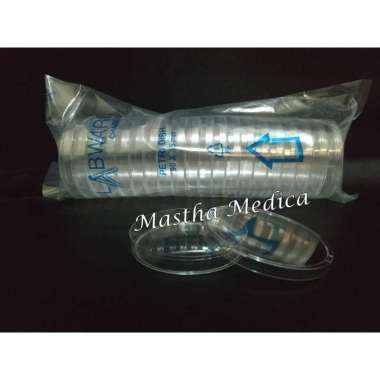 Media Tumbuh Sel Petridish Petri Dish Cawan Petri 90X15 mm Disposable