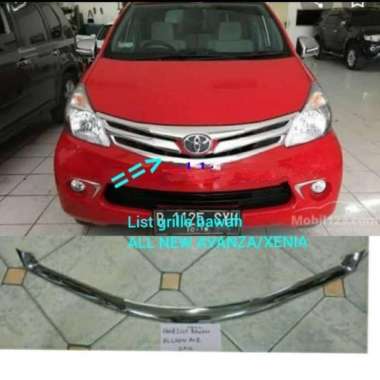 List Grille / Grill Depan Mobil All New Avanza Chrome