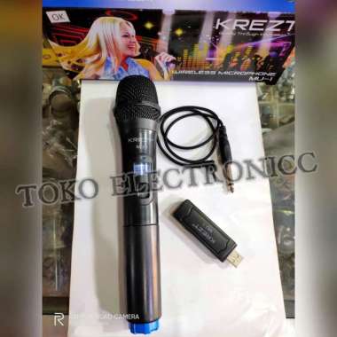 Mic Wireless 1 Handle Krezt MU-1 UHF