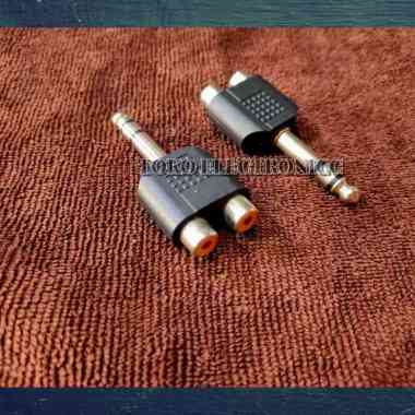 Jack 2 RCA Female ke Akai Stereo