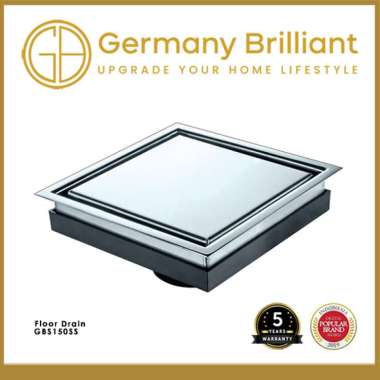 Germany Brilliant Smart Floor Drain Saringan Got Kamar Mandi GBS150SS