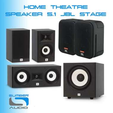 JBL Stage 5.1 Speaker Home Theatre A120 Cinema A 120 Garansi Resmi