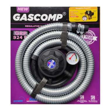 GASCOMP GRP924E – Selang Gas + Regulator Trading