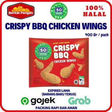 So Good Crispy BBQ Chicken Wings / Sayap Ayam Krispi BBQ 400 gr
