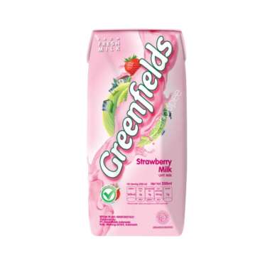 Susu Greenfields UHT 250ml - Harga Grosir / Kartonan STRAWBERRY