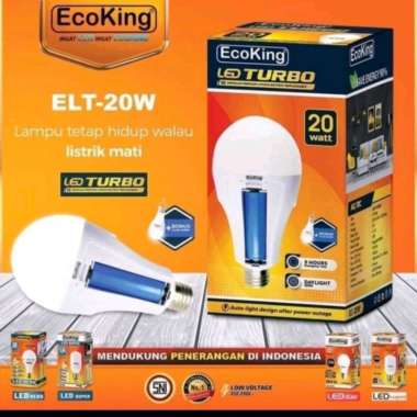 ecoking lampu emergency led 20 watt bohlam magic AC/DC