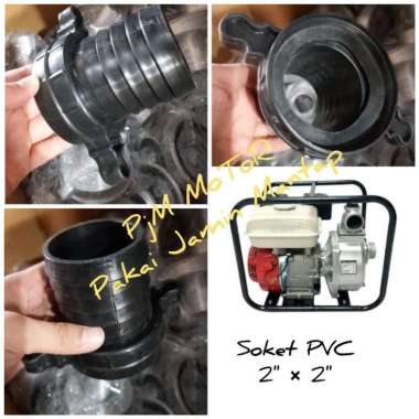 Soket Sok Drat Nepel Pompa air Alkon Irigasi 2 inci Wp20 Wp50 Plastik