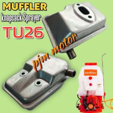 Tu26 silencer muffler knalpot mesin pompa hama tanika TNK 777 767