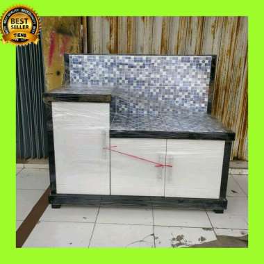 lemari meja kompor 2 tungku kayu