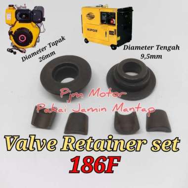 186 Retainer Valve Topi kuku klep mesin Pengerak genset 186Fa 186F