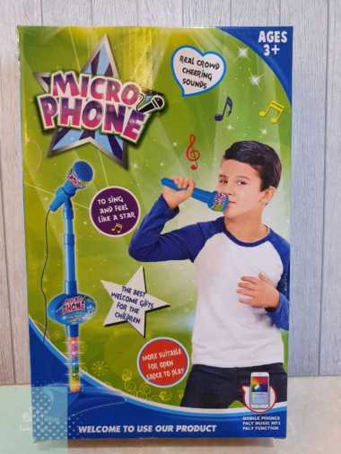 Mainan Edukasi Musik Anak Microphone Performer Nyanyi Karaoke