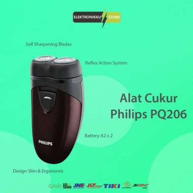 Mesin Cukur Elektrik Philips PQ206 Alat Cukur Kumis Jenggot Electric Shaver