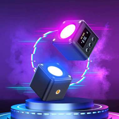 ULANZI L2 RGB COB Video LED Light Lampu Magnetic Lighting Studio with 11 Effects for HP Camera Vlog 