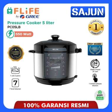 FLIFE MULTIFUNCTION PRESSURE RICE COOKER 5 LITER PC05LB