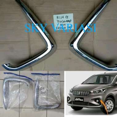 Ring Garnish foglamp chrome All New Ertiga 2018 2019 2020 2021