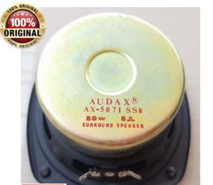 Speaker 5 INCH AUDAX SPEAKER SURROUND 5071 80 WATT ORIGINAL AUDAX