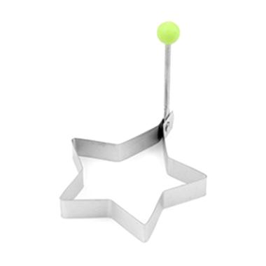 Cetakan Telur Bentuk Motif Bintang / Egg Star Ring Stainless Steel / Penggorengan Telor Ceplok / Cet