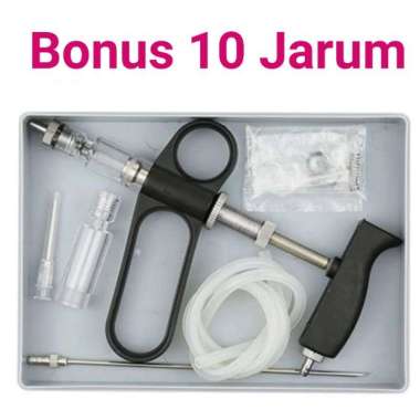 Suntikan otomatis 1 ml alat vaksin ayam 2 ml + 10 jarum