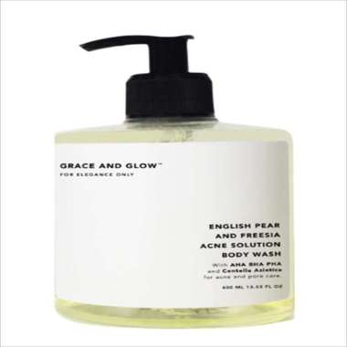 GRACE AND GLOW ENGLISH PEAR ACNE SOLUTION BODY WASH 400ML null