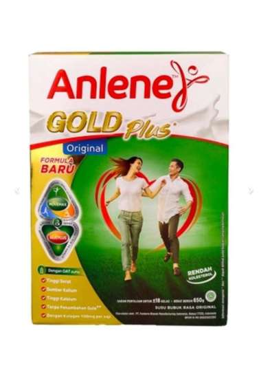 SUSU KALSIUM LANSIA 51+ ANLENE GOLD PLUS 650 GR