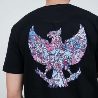 Houseofcuff T-shirt Kaos Hitam Garuda Pancasila Tersedia Size S - 4XL M