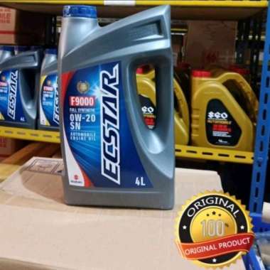 Oli SUZUKI GENUINE OIL ECSTAR F9000 0W-20 API SN FULL SYNTHETIC Original 4 Liter