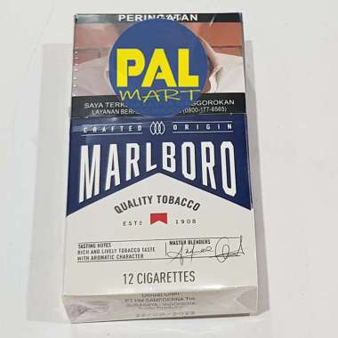 MARLBORO CRAFTED ORIGIN rokok kretek [ 1 slop / 10 bungkus @ 12 batang ] / kretek biru