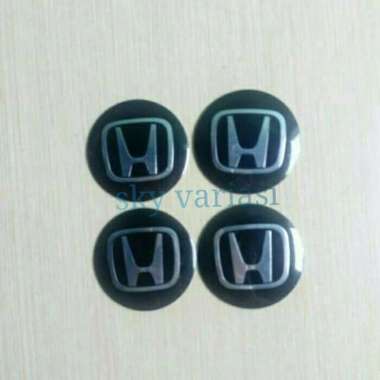 Tutup Dop Velg Racing Logo Honda Hitam