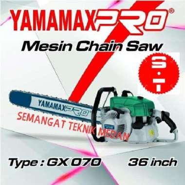 GX070 MESIN CHAINSAW CHAIN SAW GERGAJI POTONG KAYU 36" YAMAMAX PRO 070