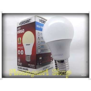VERDANT Lampu LED 5W 5watt Murah Putih / Kuning GARANSI - GROSIR Kuning
