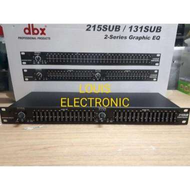 Equalizer DBX 215SUB DBX215 SUB Output Subwoofer Ekualiser Equalizer