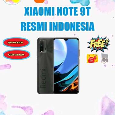 XIAOMI REDMI 9T (RAM 4/64 & 6/128 GB)GARANSI RESMI XIAOMI INDONESIA 6/128 Hitam