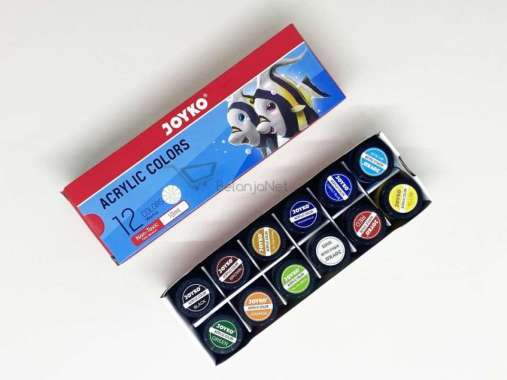 Cat Akrilik | Acrylic Color Joyko ACC-10ML 12 Warna