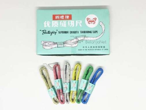 Meteran Jahit | Meteran Kain Tailor Baju Butterfly 150 cm