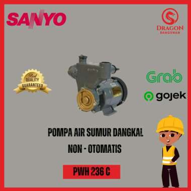 SANYO PWH 236 C - MESIN POMPA AIR SANYO 125 WATT NON AUTO