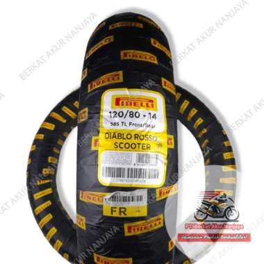 Ban Pirelli Diablo Rosso Scooter 120/80-14 Ban Tubeless Ring 14
