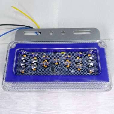 lampu bak truk crystal running lampu belakang samping truk bus Hijau