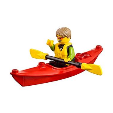 LEGO Part Out 60153 - Kayaker Minifigure with Accessories