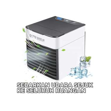 Goto Madelin Air Cooler AC Mini Kipas Pendingin Ruangan Portable WHITE
