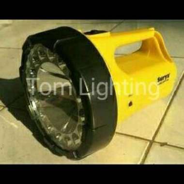 1800. Lampu Sorot Led + Bulb Surya Emergency Lamp White / Warm White