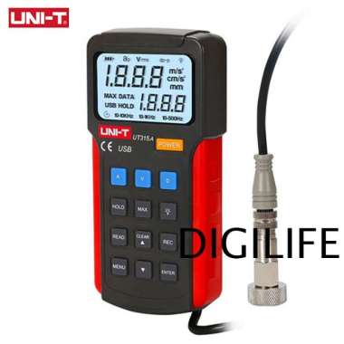 Vibration Tester UNI-T UT315A Meter Vibrometer Digital UNIT UNI T UT-315A Getaran UT 315A UT 315 A