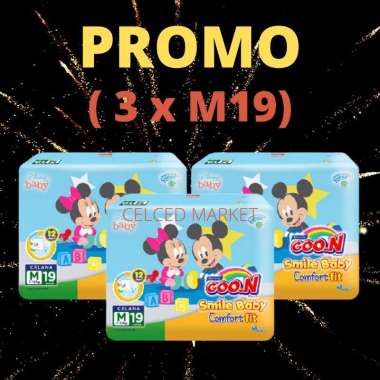 [PROMO 2xM34]GOON SMILE BABY PANTS M34 / GOON M34/GOON DISNEY M19/GOON COMFORT FIT DISNEY M19 3 x M1